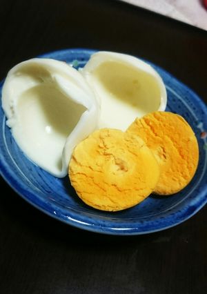 簡単！炊飯器で離乳食用固ゆで卵♪-レシピのメイン写真