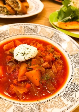 ぅわ!真っ赤っかッ!!ボルシチ〜-レシピのメイン写真