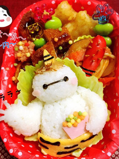 ベイマックス 節分 キャラ弁-レシピのメイン写真
