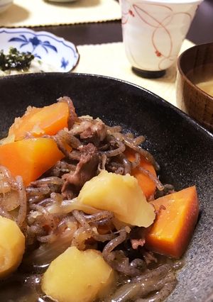 圧力鍋でホクホク♡簡単肉じゃが♪♪♪-レシピのメイン写真