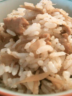 *鶏とごぼうの味ご飯*-レシピのメイン写真