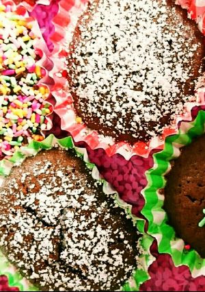 ミニチョコカップケーキ♥-レシピのメイン写真