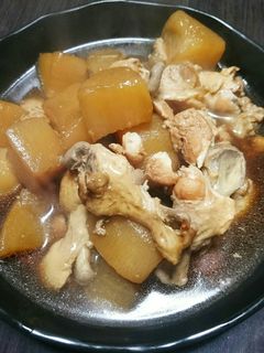 簡単♪鳥手羽元と大根の圧力鍋煮(^^)b-レシピのメイン写真