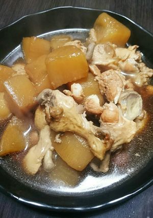 簡単♪鳥手羽元と大根の圧力鍋煮(^^)b-レシピのメイン写真