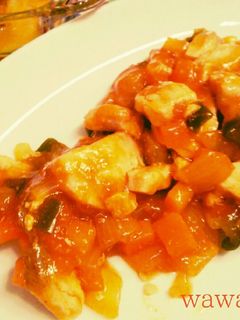こどもの主菜 めかじき酢豚風煮込み-レシピのメイン写真