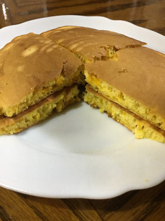 カボチャの綿のホットケーキ(´∀`)-レシピのメイン写真