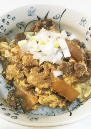 卵とじ牛丼-レシピのメイン写真