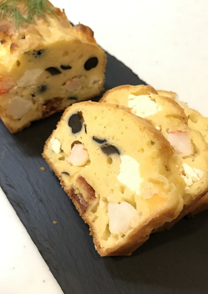 我が家の定番☆ケークサレ（海老トマト）-レシピのメイン写真