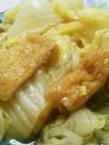 超簡単‼白菜と油揚げの煮浸し