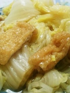 超簡単‼白菜と油揚げの煮浸し-レシピのメイン写真