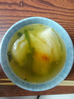 ワカメスープ雑煮-レシピのメイン写真