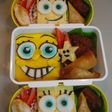 スポンジボブ弁当×3