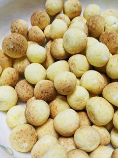 材料3つ 蜂蜜使用の簡単たまごボーロ-レシピのメイン写真