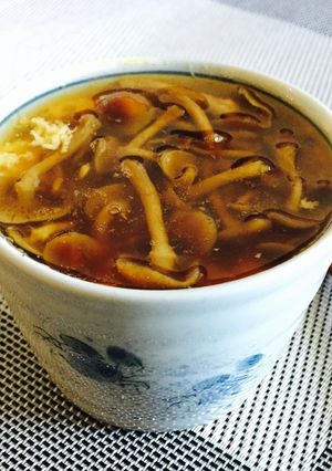 レンジで簡単♬ヘルシーお豆腐茶碗蒸し-レシピのメイン写真