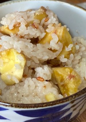 切り餅で栗おこわ(圧力鍋)-レシピのメイン写真