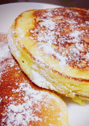 カリふわ♡スフレパンケーキ-レシピのメイン写真