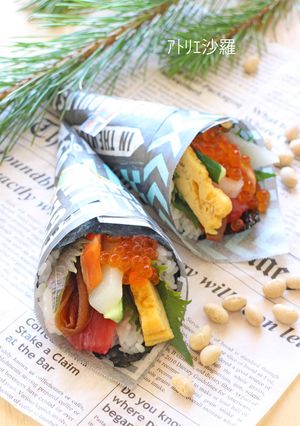 手巻きで簡単♪作り易く食べ易い✿恵方巻✿-レシピのメイン写真