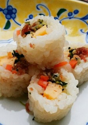 犬ご飯　海苔なし巻き寿司-レシピのメイン写真