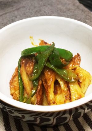ちくわとピーマンのカレー炒め-レシピのメイン写真