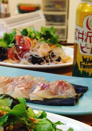 鯛の昆布締め（昆布締めに向き不向きの魚）-レシピのメイン写真