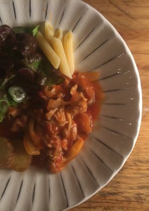 煮込み10分でおいしい〜豚こまトマト煮-レシピのメイン写真