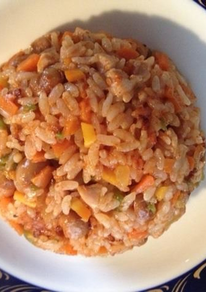 節分用の豆で炊き込みご飯-レシピのメイン写真