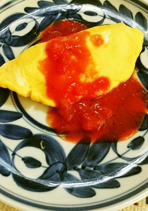 レンジで簡単、プレーンオムレツ-レシピのメイン写真