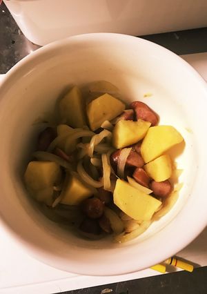 電子レンジのみ！節約ジャーマンポテト！-レシピのメイン写真