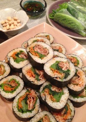 韓国海苔巻き　キンパ　恵方巻-レシピのメイン写真
