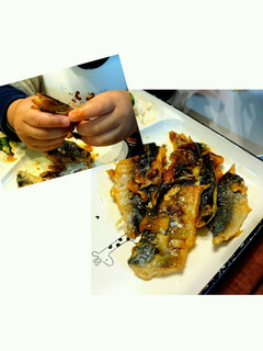 アレルギー対応の夕食、あじの蒲焼き-レシピのメイン写真
