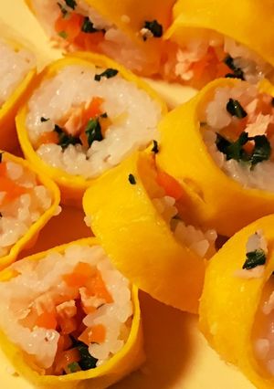 離乳食後期 恵方巻-レシピのメイン写真