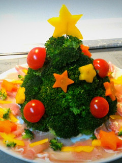 クリスマス ツリー ポテトサラダ-レシピのメイン写真