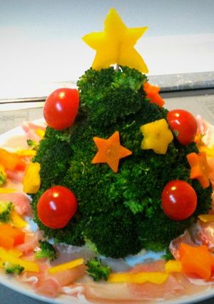 クリスマス　ツリー　ポテトサラダ-レシピのメイン写真
