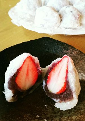 切り餅で固くならない！いちご大福-レシピのメイン写真