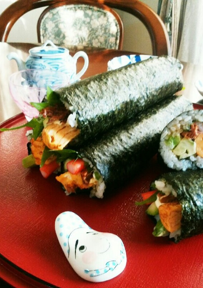 さんま缶で作る恵方巻き-レシピのメイン写真