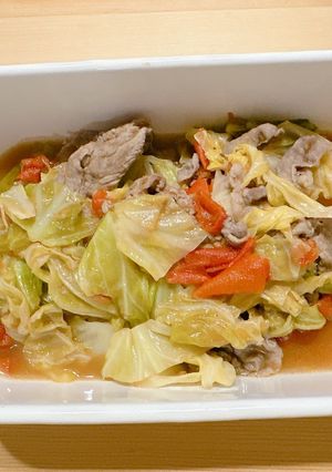 ラムとキャベツのトマト炒め-レシピのメイン写真