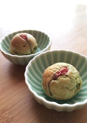 春の簡単おやつ♪まぁるいあんこ焼き-レシピのメイン写真