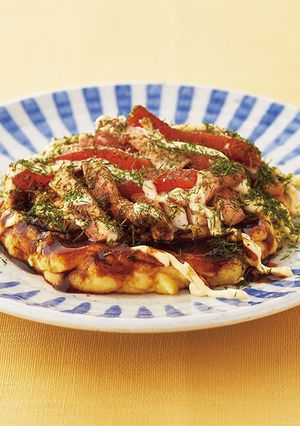 介護食　ソース香る海鮮お好み焼き-レシピのメイン写真
