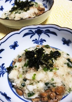 Wネバネバで栄養満点!!!山芋納豆♪-レシピのメイン写真