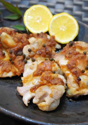 鶏もも肉のもろみ漬け焼き-レシピのメイン写真