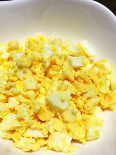 子供もできる!簡単☆ゆで卵のみじん切り☆-レシピのメイン写真