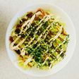キャベツのお好み焼き風 簡単サラダ
