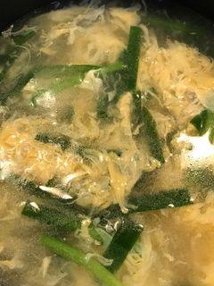 ニラ卵スープ-レシピのメイン写真