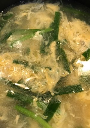 ニラ卵スープ-レシピのメイン写真