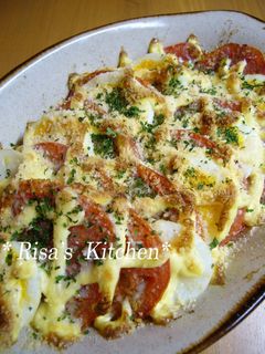 ✿トマトと玉子のチーズマヨ焼き✿-レシピのメイン写真