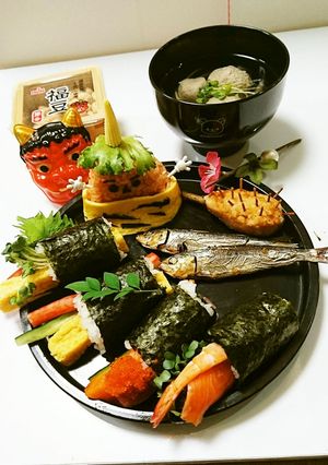 2017年節分☆はみ出し恵方巻-レシピのメイン写真