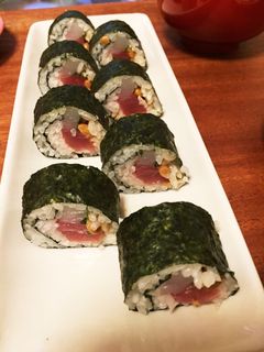マグロイカ納豆巻き寿司-レシピのメイン写真