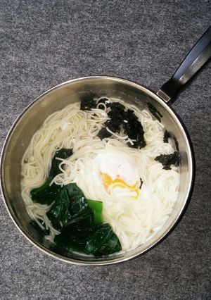 湯麺で、味付け無しシンプル麺-レシピのメイン写真