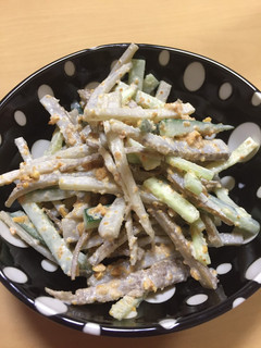 節分豆でごぼうサラダ(o^^o)-レシピのメイン写真