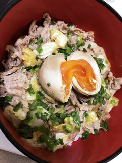 味玉のせスタミナ豚丼-レシピのメイン写真